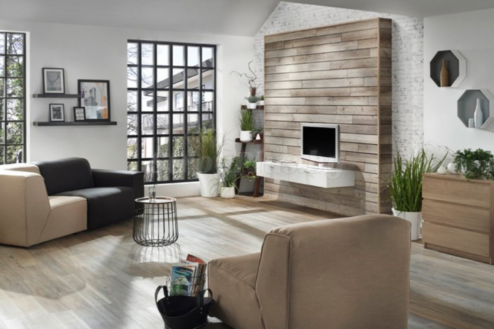 Панель МДФ 3d Kronowall k047 - сосна Маунтин хат