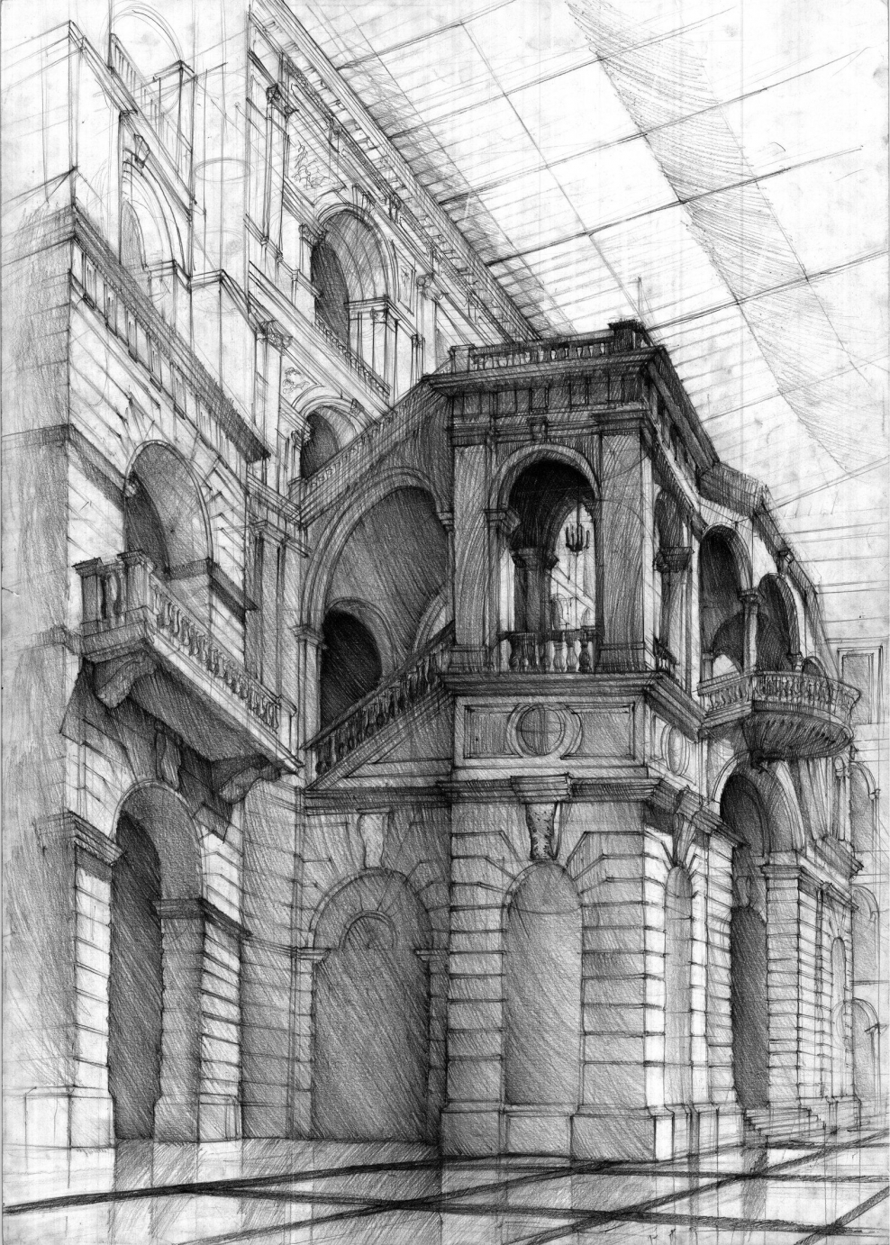 Наброски архитектурных деталей