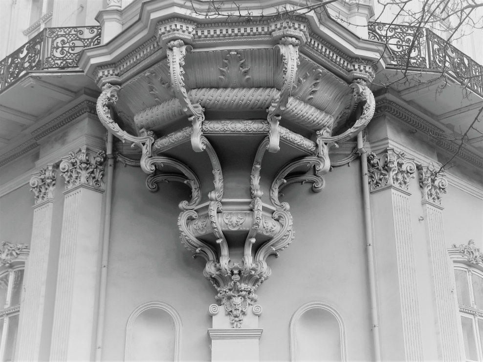 Архитектурные элементы акварелью