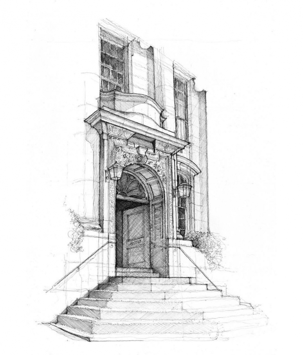 Архитектурные элементы в графике