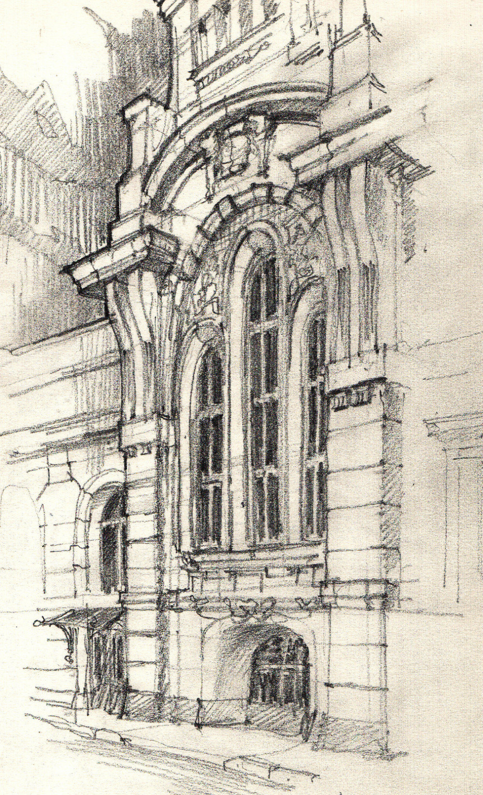 Гинзбург архитектурные Наброски