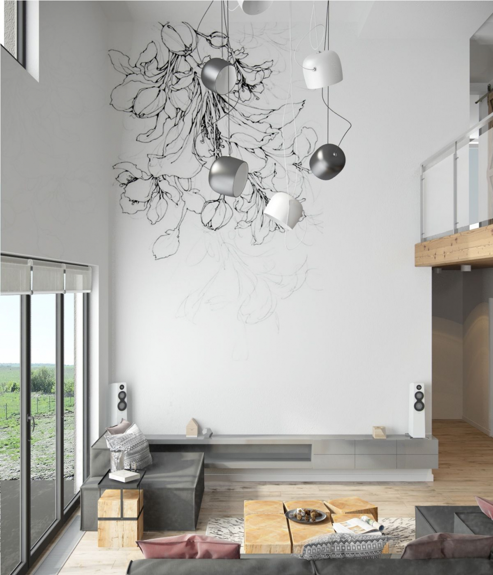 Роспись стен Минимализм