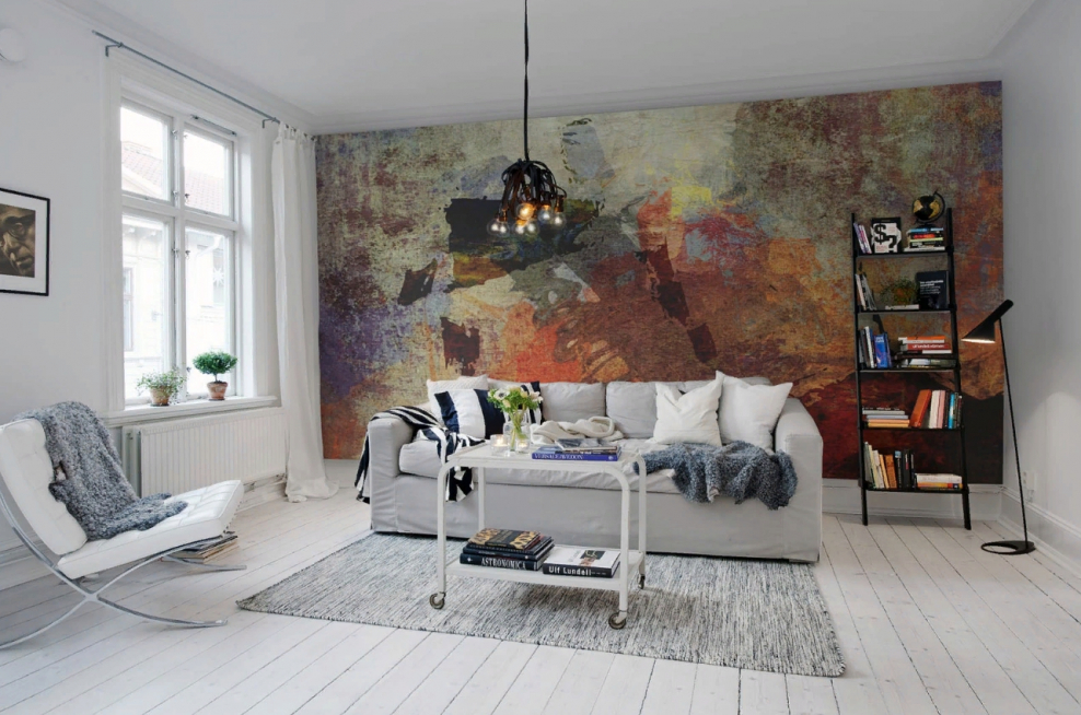 Фрески в стиле лофт