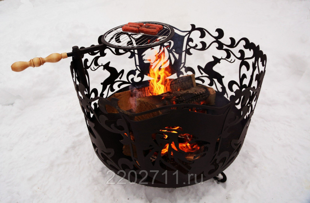 Костровая чаша-мангал МД керамика