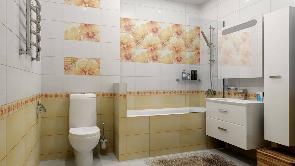 Плитка Флора Уралкерамика