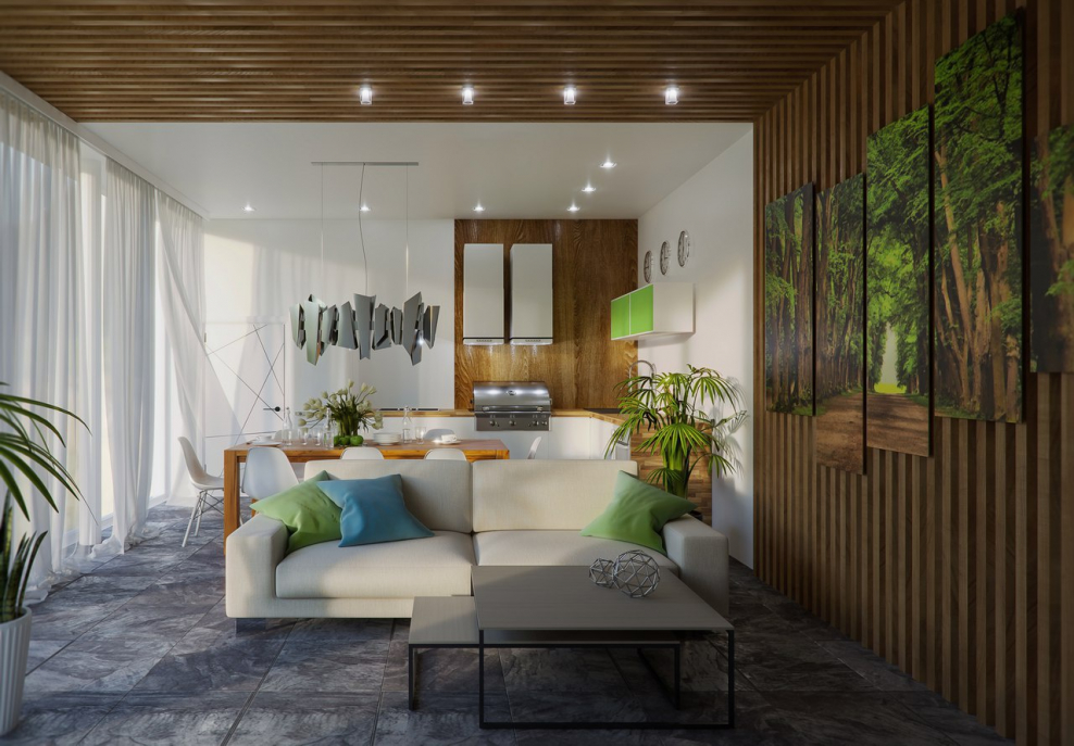 Стиль интерьера экостиль