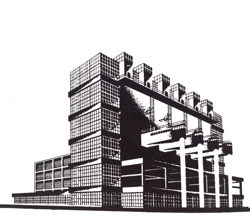 Константин Мельников гараж Госплана СССР