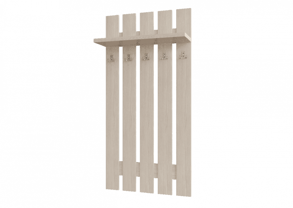 Деревянные рейки в коридоре