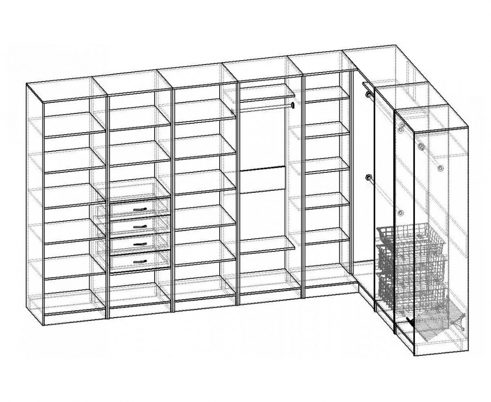 Гардеробная система Elfa