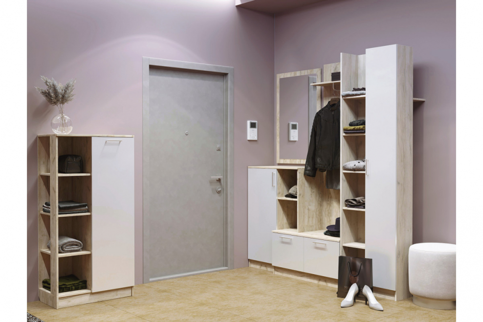 Браво мебель прихожая Вегас дуб крафт золотой