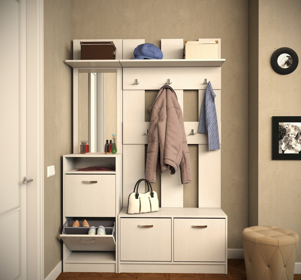 Прихожая Ольга 3 белая