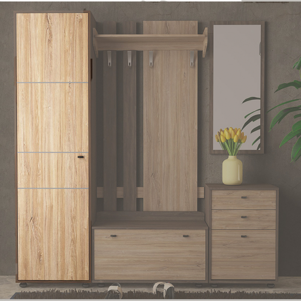 Дуб Стирлинг светлый прихожая 27