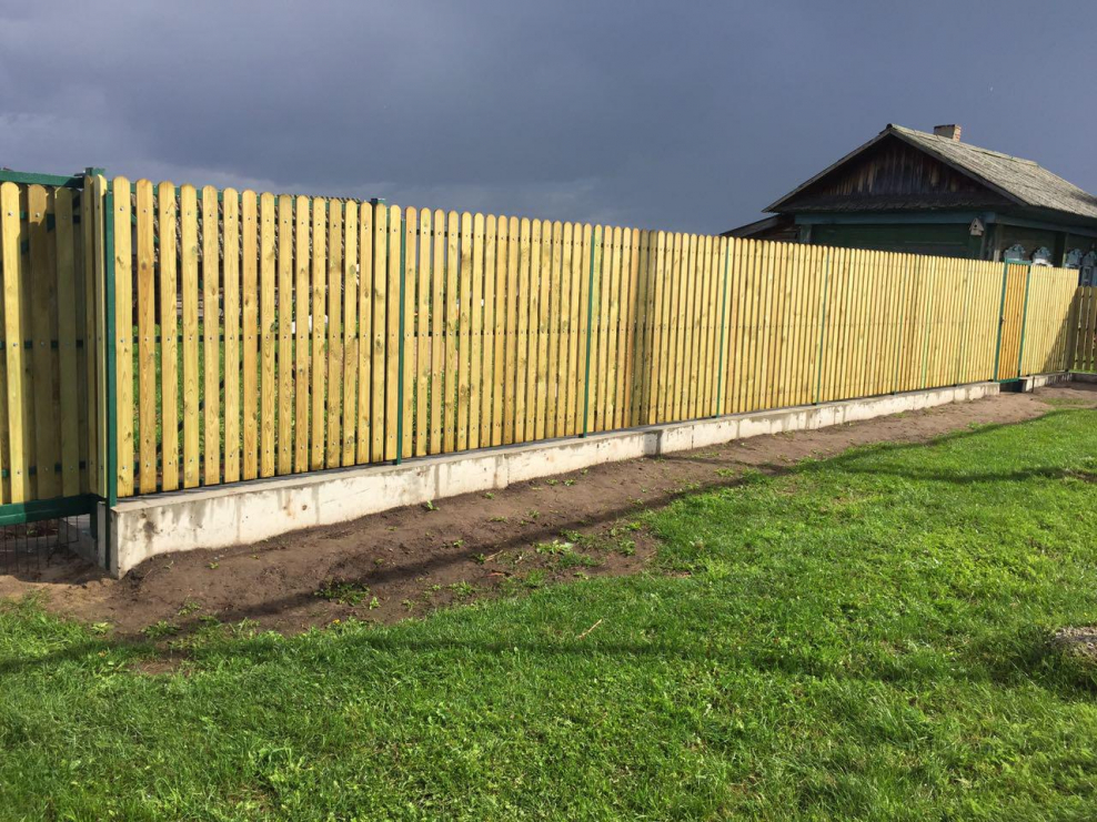 Металлический забор штакетник 132мм