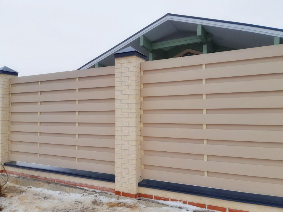 Калитка премиум плюс 1х 2,0 (RAL 8017/1014)