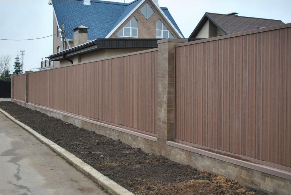 Древесно-полимерный композит забор