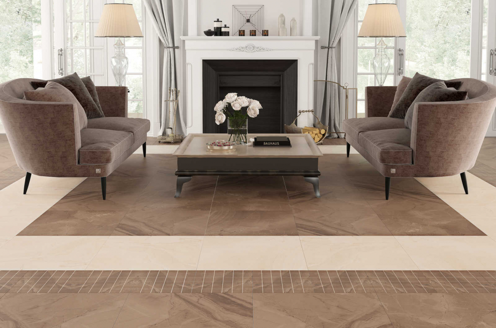 Керамогранит terragres Crystal 600x600 бежевый 921520