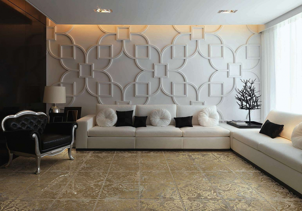 Настенная плитка для гостиной
