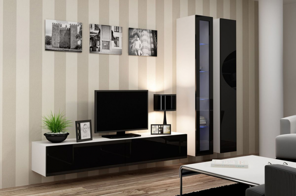 Стенка Модерн Виго МДФ глянец