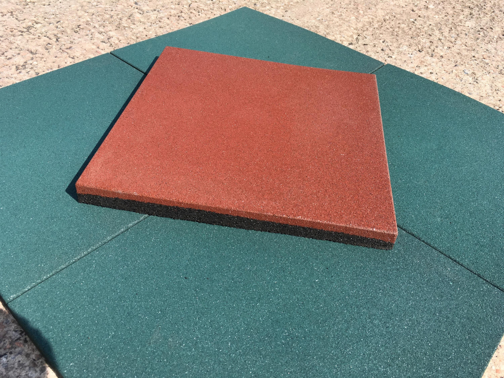 Резиновая плитка 500х500