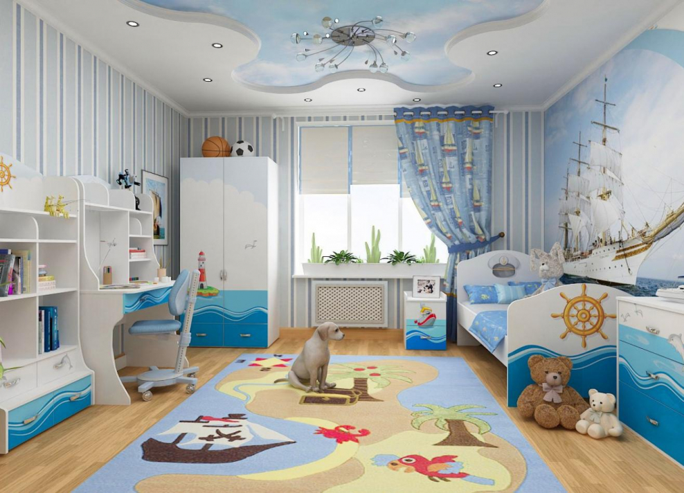 Детская мебель в морском стиле