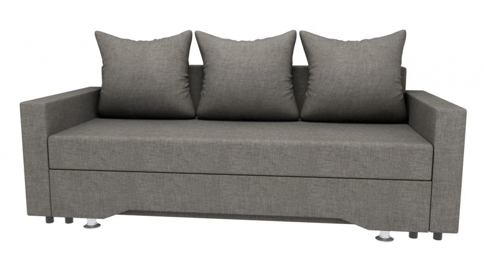 Диван в велюре Астра коричневый