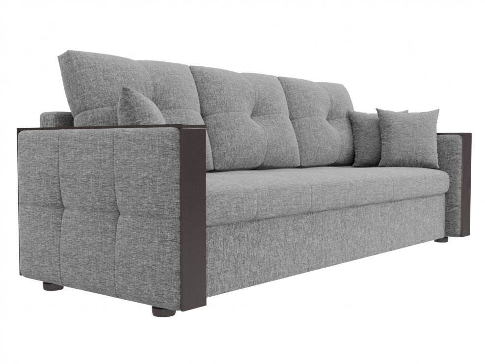 Диван прямой Валенсия серый