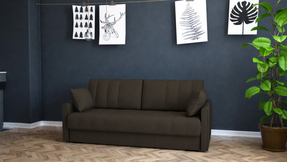 Диван прямой Принстон серый