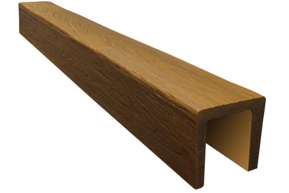 Балка рустик 150х120х2100 мм, цвет дуб тёмный