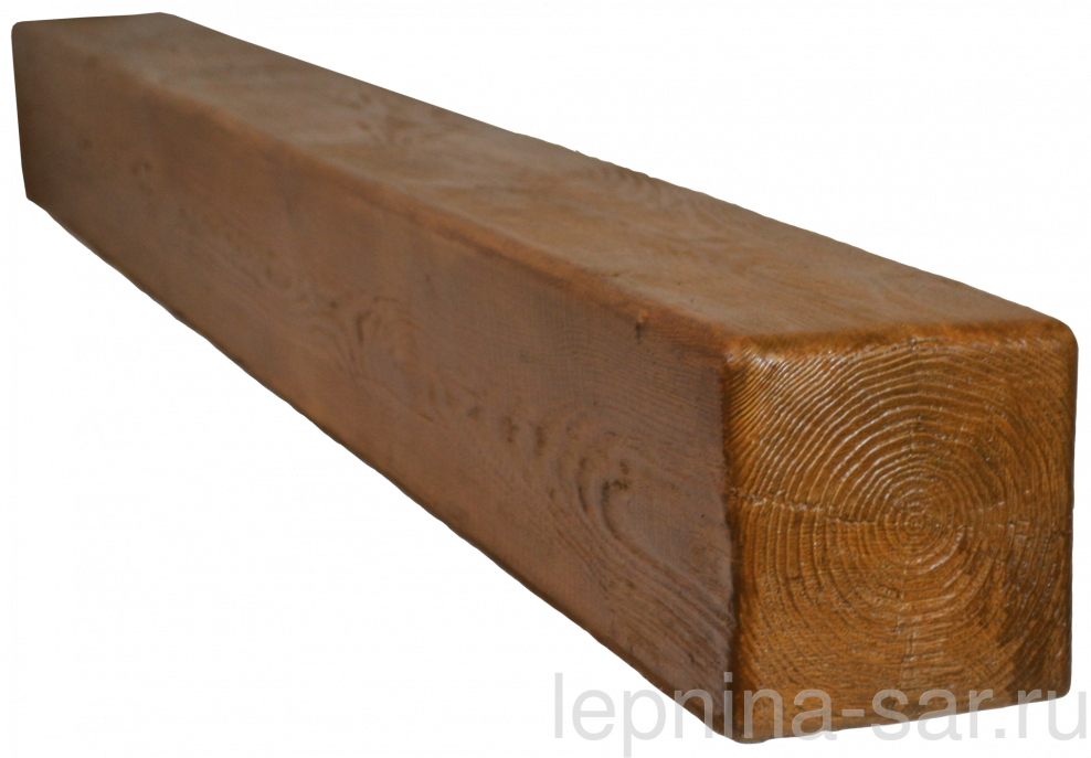 Фальшбалки из полиуретана 12*12*300 темный дуб