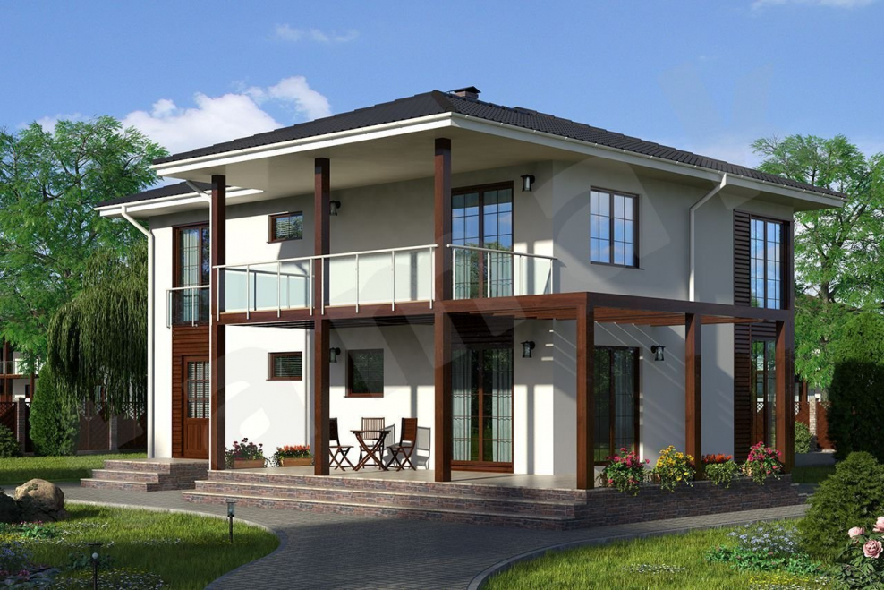 Двухэтажные дома