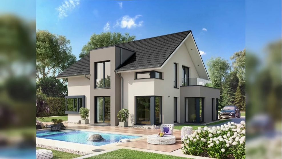 Загородный дом с гаражом