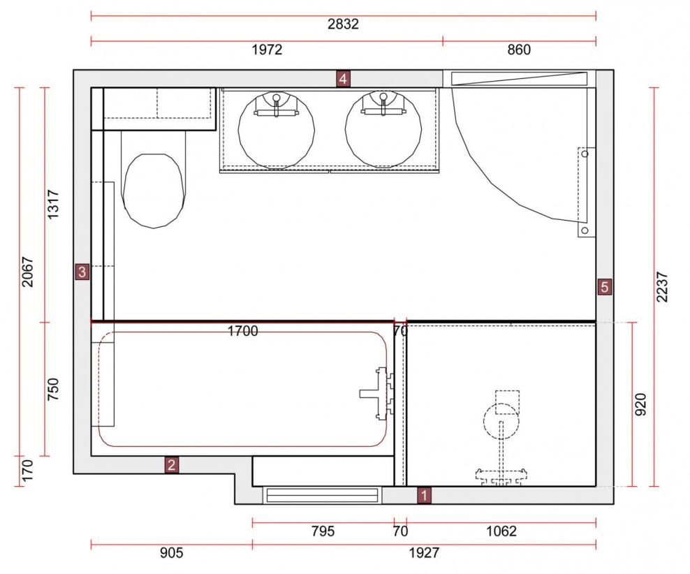 Душевое ограждение Domani-Spa Fit