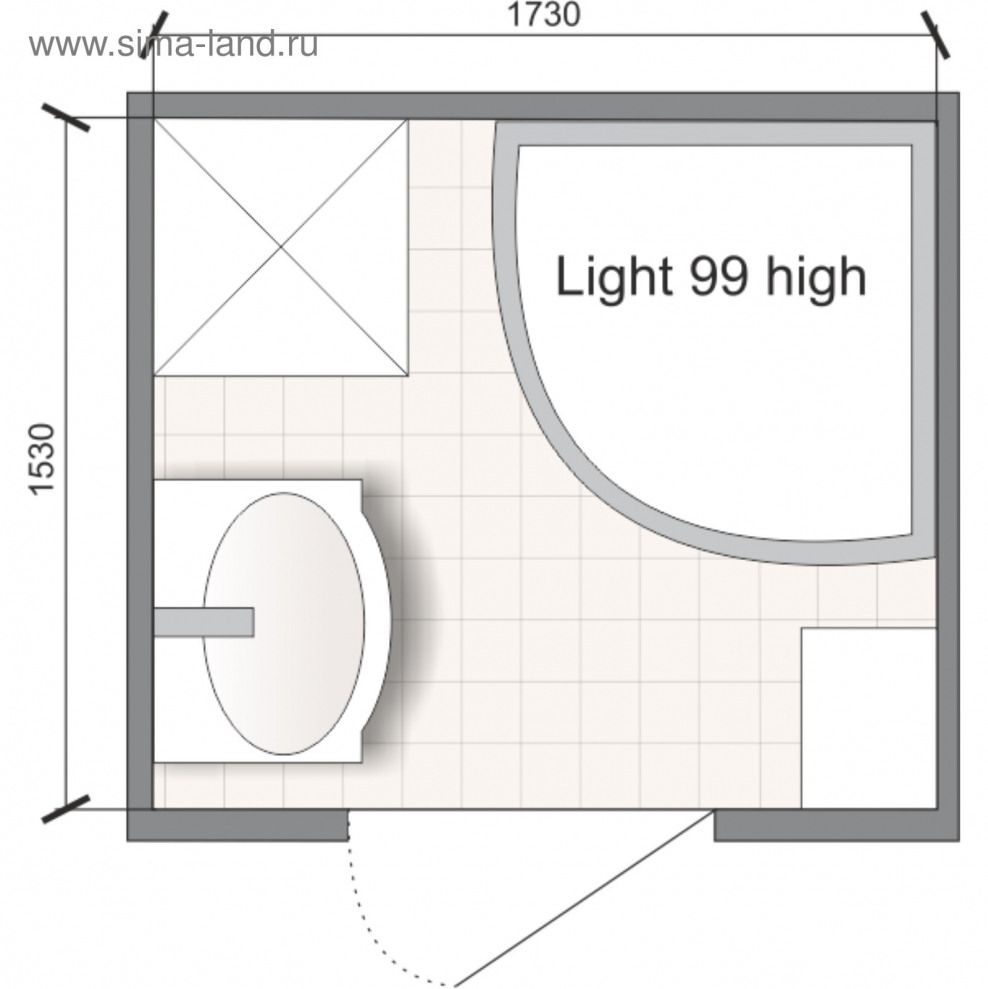 планировка ванной комнаты совмещенной с туалетом размеры