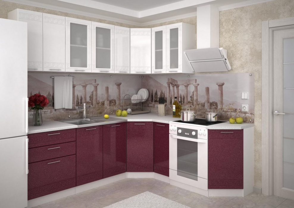 Сурская мебель гранатовый металлик