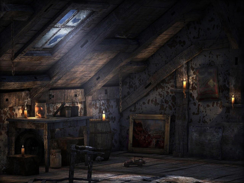 Чердаки старых домов