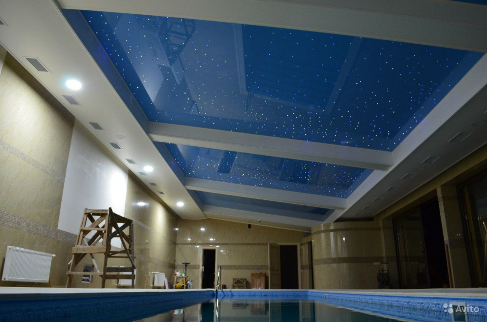 Световой потолок в интерьере
