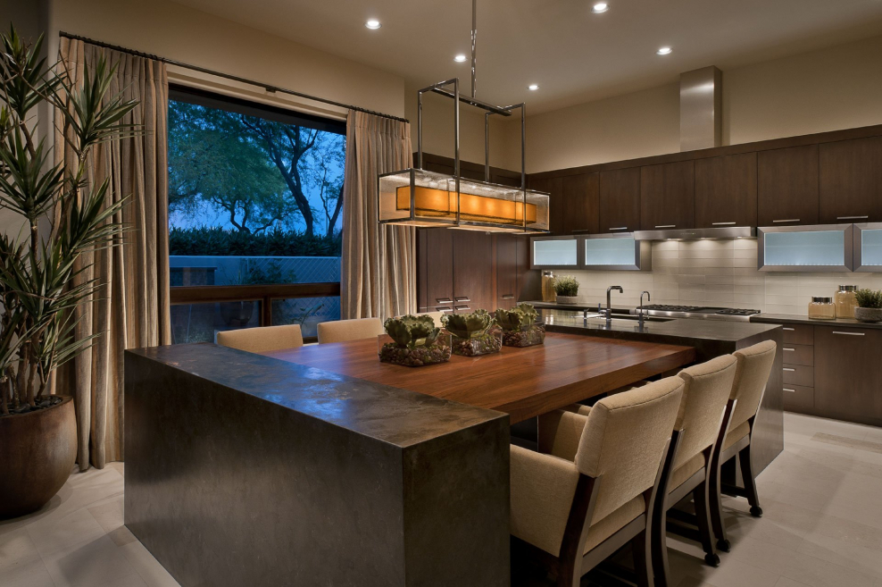 Контемпорари стиль в интерьере кухни