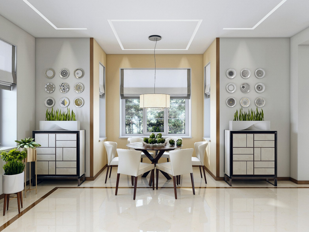 Контемпорари в интерьере кухни