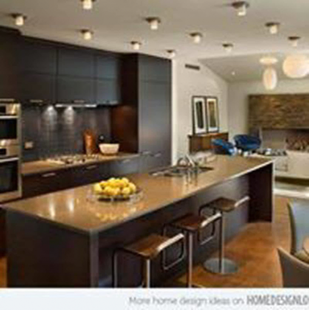 Освещение на кухне в стиле Контемпорари