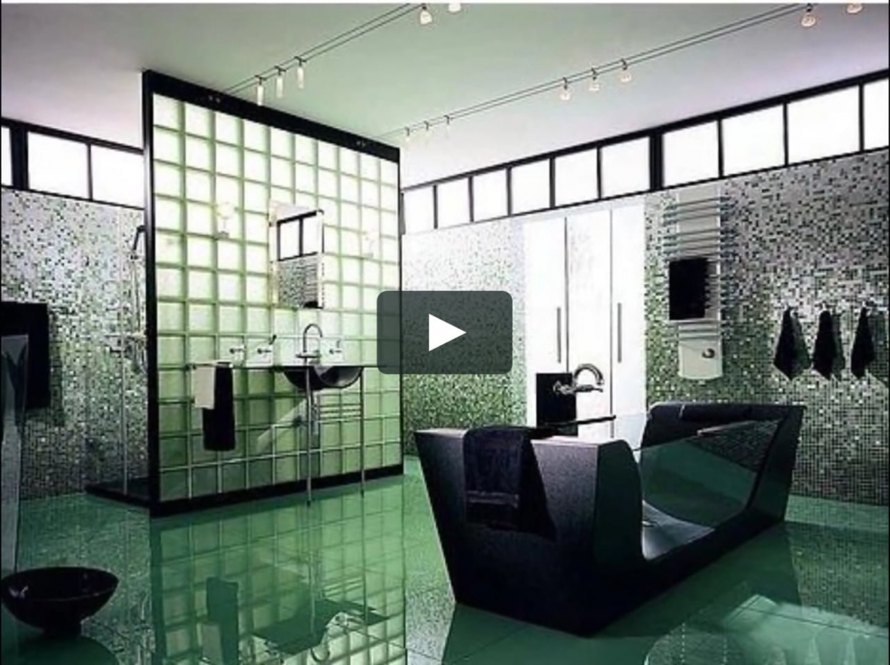 Стеклоблоки в интерьере