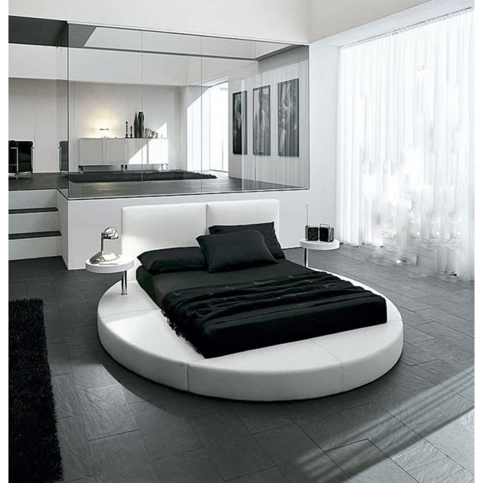 Круглые дизайнерские кровати
