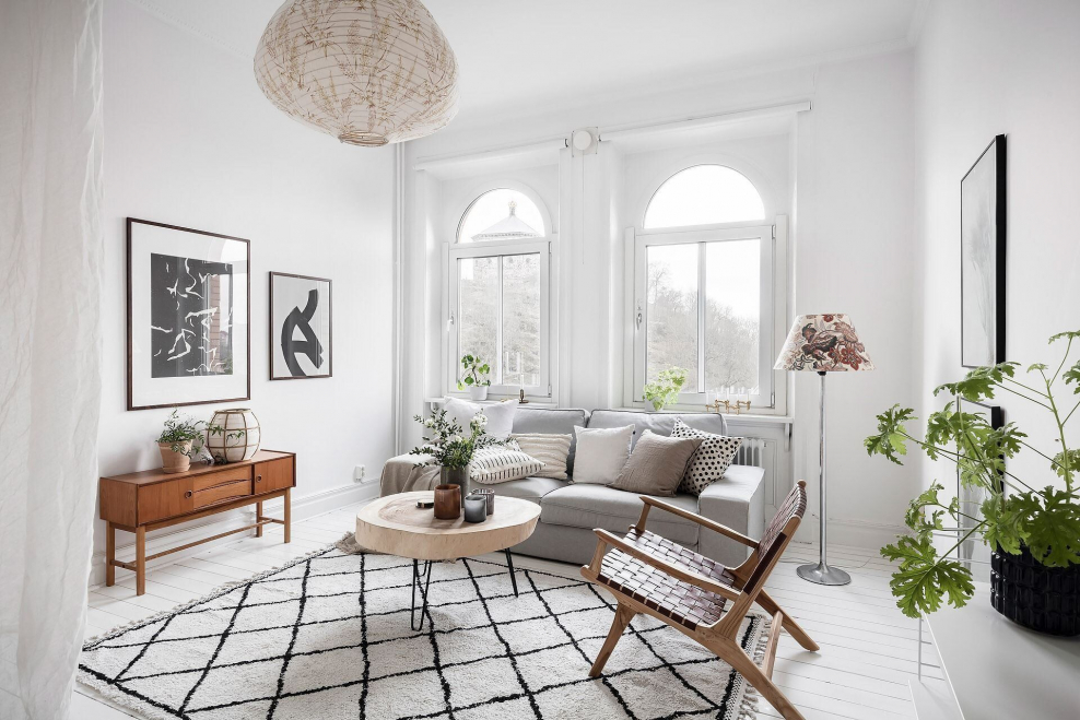 Скандинавская Неоклассика в интерьере