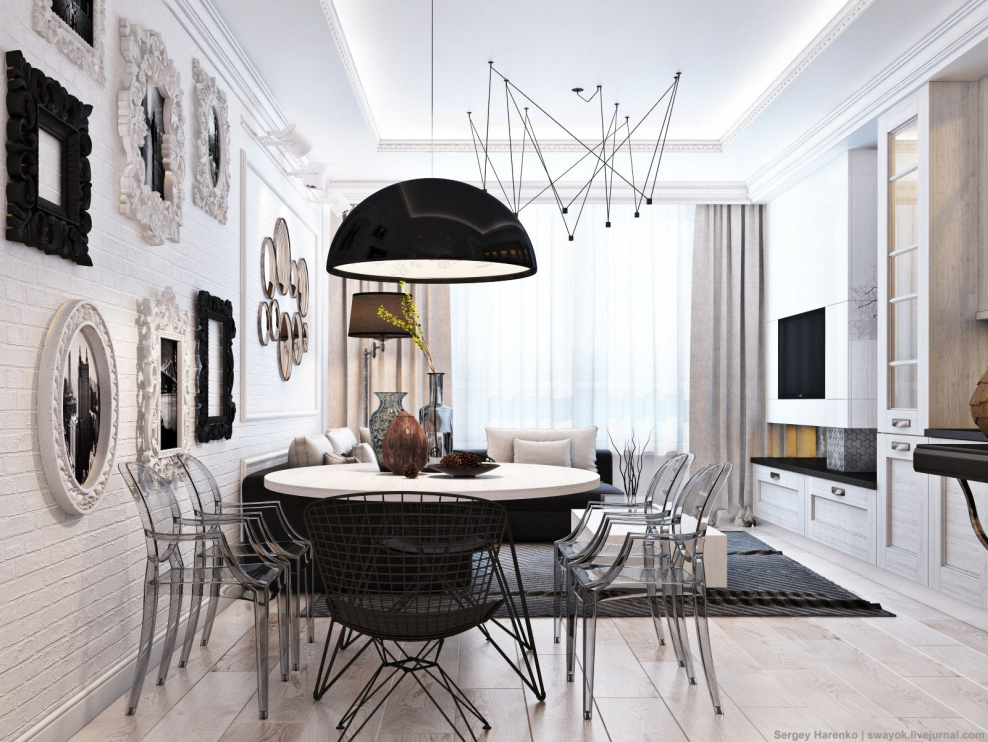 Арт деко и лофт в интерьере