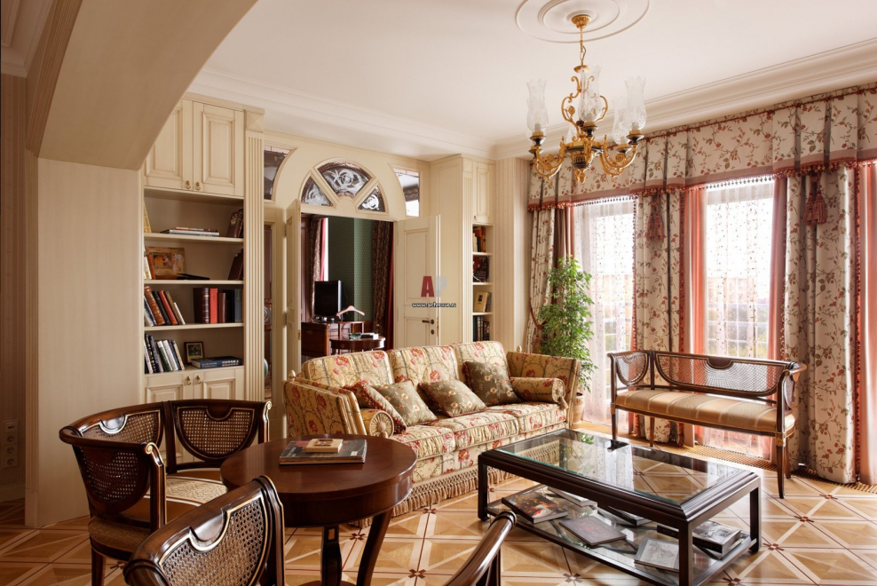 Гостиная в английском стиле
