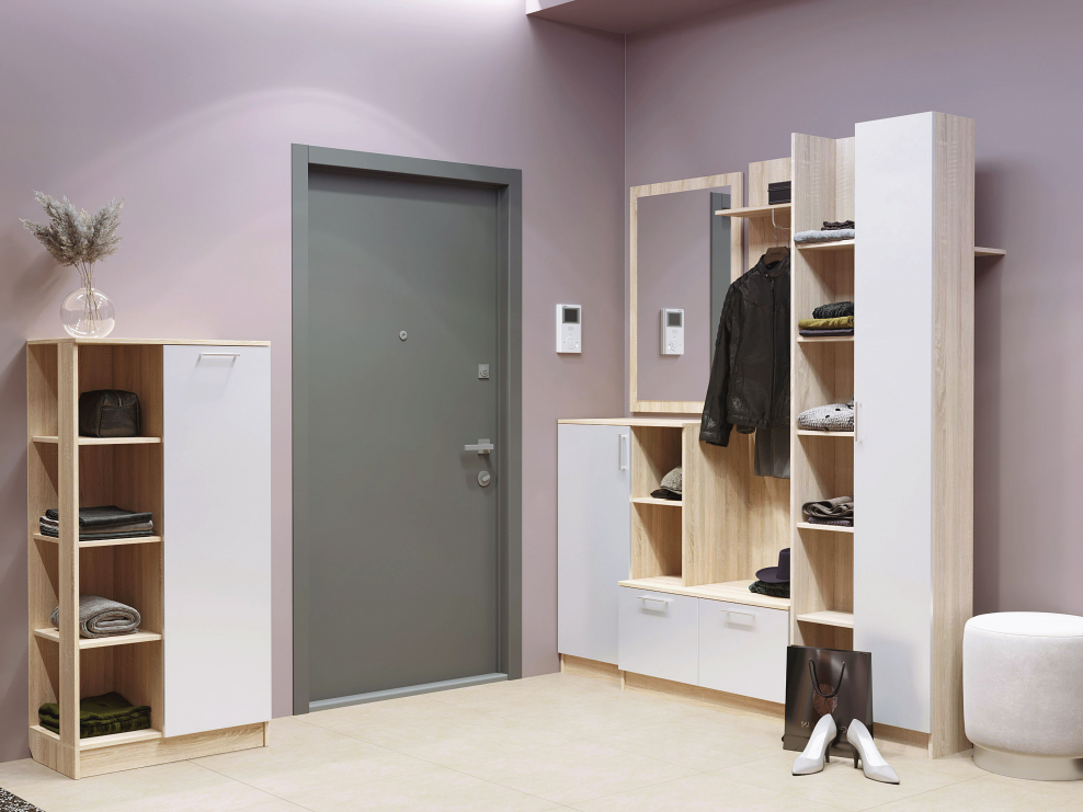 Прихожая лего (дуб Бунратти/белый)