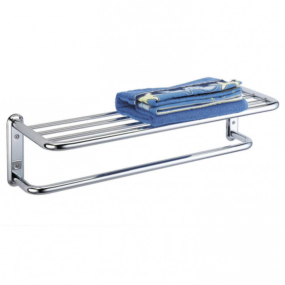 Полка для полотенец Titan хром 77140
