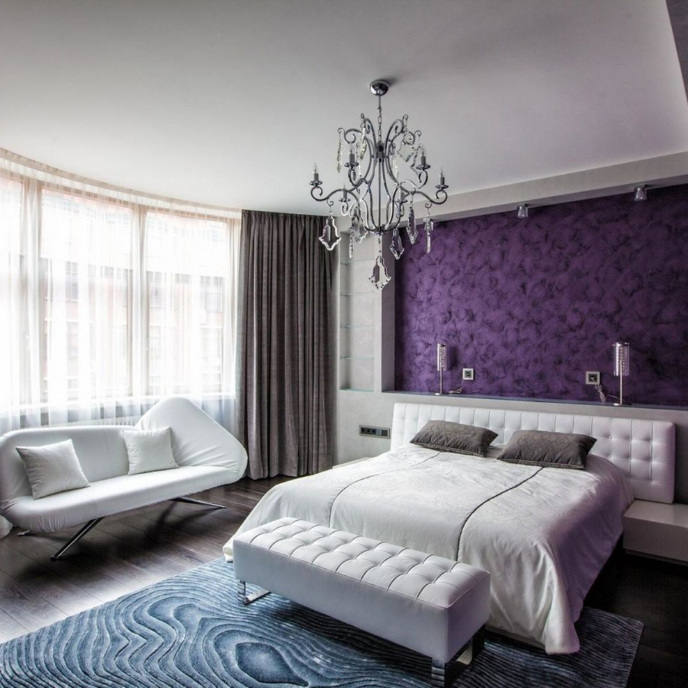 Гостиная с эркером в стиле Неоклассика