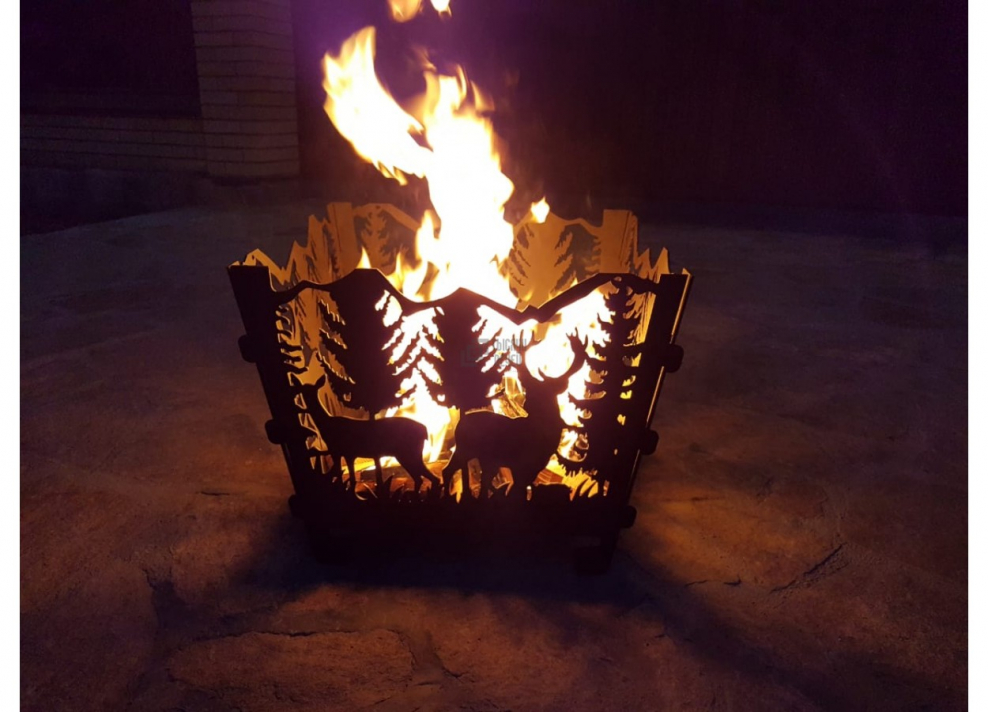 Красивый очаг для костра