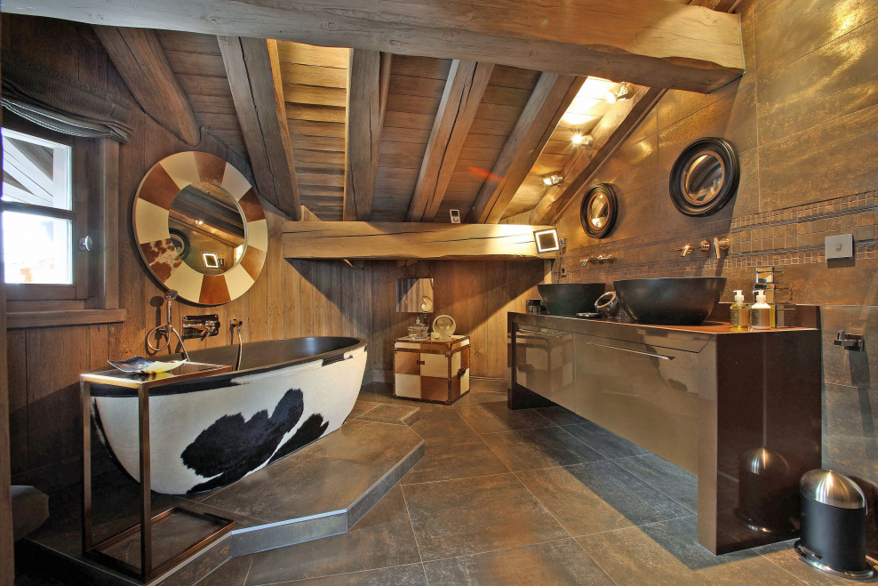 Ванная комната в Шале Куршавеле