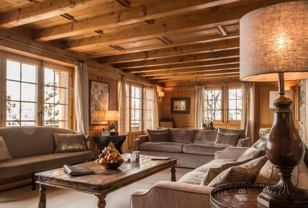 Гостинная в стиль Альпийский Шале